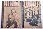 "Junda", ilustrēts žurnāls frontei un tēvzemei, Nr. 8, 10, 11, 12, edited by Aloīzs Klišāns, 1944, 3...