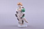 figurine, Allegory of Winter, modelled as an ice skating cherub, porcelain, Germany, Meissen, the 50...