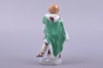 figurine, Allegory of Winter, modelled as an ice skating cherub, porcelain, Germany, Meissen, the 50...