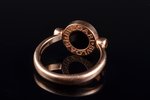 кольцо-перевертыш, золото, 7.17 г., размер кольца 17.25, оникс, перламутр, Bulgari, Италия, в оригин...