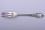 set of 6 dessert forks, silver, 875 standard, 171.70 g, 14.9 cm, by Julijs Blums, the 30ties of 20th...