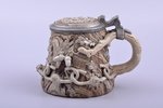 beer mug, ceramics, h 11.2 cm...