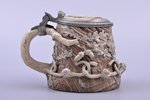 beer mug, ceramics, h 11.2 cm...