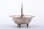 candy-bowl, silver, 875 standard, 195.15 g, the 20-30ties of 20th cent., Latvia...