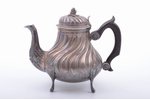 service of 3 items (small size): coffeepot, sugar-bowl, cream jug, silver, 950 standart, 613.95 g, (...