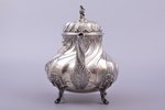 coffeepot, silver, 950 standard, 639.50 g, h 19.2 cm, France...