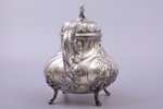 coffeepot, silver, 950 standard, 639.50 g, h 19.2 cm, France...
