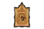 ikona, Kazaņas Dievmāte, rāmī, dēlis, gleznojums, misiņš, Krievijas impērija, 19. gs. beigas, 27 x 2...