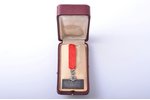 миниатюрный знак, Орден Почётного легиона, золото, бриллианты, Франция, 29.1 x 13.9 мм, 2.36 г, в фу...
