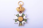 National Order of the Legion of Honour, officier's, gold, enamel, 18 k standart, France, 1848-1870,...