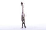 statuete, sudrabs, "Žirafe", 800 prove, 247.45 g, h 16.3 cm, Itālija...