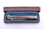 sugar tongs, silver, 950 standard, 80.70 g, 15.5 cm, France, in a box...