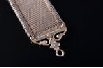 sleeve garter, silver, 800 standard, 26.70 g., length 24 cm...
