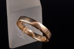 a ring, Brad Pitt & Damiani, gold, 750 standard, 7.40 g., the size of the ring 20.5, diamonds, Italy...