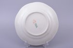 decorative plate, porcelain, Tallinn Art Products Combine "KFK", USSR, Estonia, 1948-1975, Ø 20 cm,...