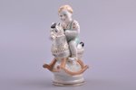 figurine, Boy on a horse, porcelain, Riga (Latvia), USSR, Riga porcelain factory, molder - S. Bolzan...