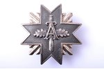 знак, Aizsargi (Защитники), № 3432, серебро, 875 проба, Латвия, 20е-30е годы 20го века, 47.5 x 47.1...