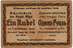 1 ruble, banknote, Riga city promissory note, 1919, Latvia, VF...