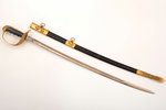 Naval sword, total length 83 cm, blade length 69.8 cm, South America...