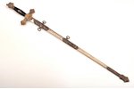 ceremonial masonic sword, total length 89.8 cm, blade length 71.4 cm...