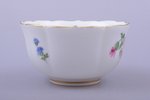 tējas pāris, porcelāns, Meissen, Vācija, Ø (apakštasīte) 13.1 cm, h (tasīte) 5.2 cm, grūti pamanāms...