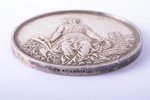настольная медаль, сельскохозяйственное общество, серебро, 950 проба, Франция, 1903 г., Ø 46.3 мм, 4...