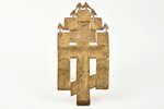 krusts, Kristus Krustā Sišana, vara sakausējuma, Krievijas impērija, 18. gs., 25.8 x 12.5 cm, 415.25...