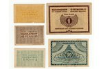 komplekts, banknote, 1919 g., Igaunija...