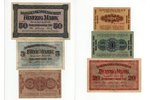 komplekts, banknote, Kowno, 1918 g., Lietuva...