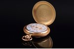 карманные часы, Швейцария, золото, 585, 14 K проба, 25.57 г, 3.9 x 3.1 см, Ø 31 мм...