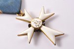 Орден Белого Креста Союза обороны (Кайтселийт), 3-я степень, Эстония, 20е-30е годы 20го века, 45.4 x...
