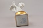 figurine, angel on a gold ball, porcelain, Riga (Latvia), M.S. Kuznetsov manufactory, 1937-1940, fir...