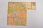 set of maps, "Guide to cities and beautiful places of Latvia", Latvia, publisher - P.Mantnieks, kart...