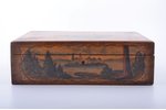 case, wood, Lithuania, ~1924, 9.8 x 30.6 x 23.6 cm...