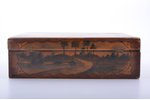 case, wood, Lithuania, ~1924, 9.8 x 30.6 x 23.6 cm...