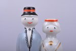 figurine, Couple in Latvian traditional costumes, porcelain, Riga (Latvia), USSR, Riga porcelain fac...