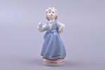 figurine, Folk dance (girl), porcelain, Riga (Latvia), Riga porcelain factory, molder - Leja Novozen...