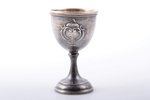 little glass, silver, 875 standart, the 20-30ties of 20th cent., 22.35 g, by Wilhelm Heinrich Glasen...