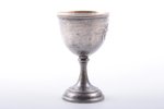 little glass, silver, 875 standart, the 20-30ties of 20th cent., 22.35 g, by Wilhelm Heinrich Glasen...