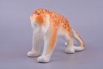 figurine, Leopard, faience, Riga (Latvia), USSR, Riga porcelain factory, molder - Aina Mellupe, the...