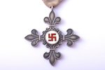 The Order of the White Lily, Scouts of Latvia, Latvia, the 30ies of 20th cent., 49.6 x 45.2 mm...