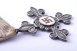 The Order of the White Lily, Scouts of Latvia, Latvia, the 30ies of 20th cent., 49.6 x 45.2 mm...