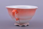 tea pair, porcelain, M.S. Kuznetsov manufactory, Riga (Latvia), 1934-1940, h (cup) 6.1 cm, Ø (saucer...