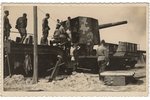 photography, Latvian Army, the first Latvian armored train, Latvia, 20-30ties of 20th cent., 8.6 x 1...