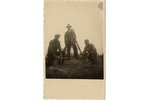 photography, land-surveyors, Latvia, 20-30ties of 20th cent., 13.5 x 8.4 cm...