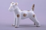 figurine, A Terrier, porcelain, Riga (Latvia), M.S. Kuznetsov manufactory, 1934-1937, h 6.4 cm...