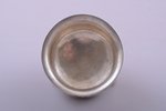 sālstrauks, sudrabs, 84 prove, 24.45 g, māksliniecisks gravējums, Ø 4.1 cm, meistars I. H. Lozinskis...