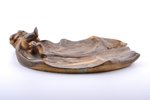 tray, bronze, 27.5 x 20 cm, weight 2300 g., Henryk Kossowski...