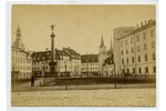 photography, Riga, Castle square and Victory column, Latvia, Russia, the border of the 19th and the...
