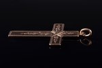 neck cross, gold, 56 standard, 2.48 g., the item's dimensions 4.2 x 2.3 cm, Odessa, Russia...